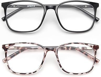 Ultralight Blue Light Glasses for Women - up to 99% Protection Computer Glasses for All Day Comfort - Anti UV Glare & Eyestrain